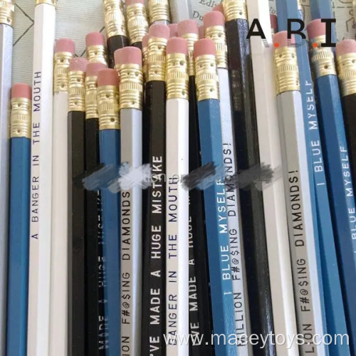Promotion custom printed pencils